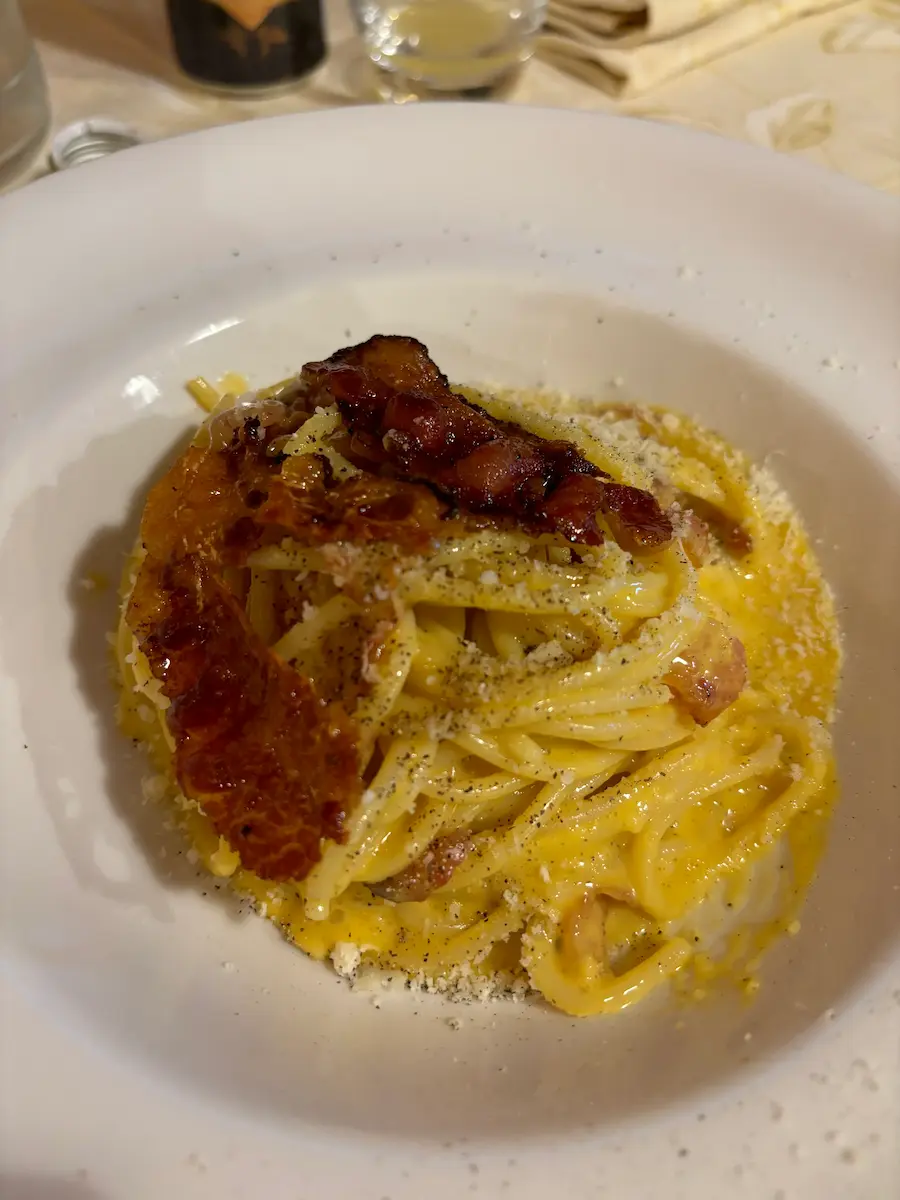 Carbonara da Il Monte, pizzeria e braceria a Rapagnano